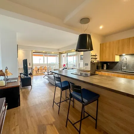 Apartment Vue Mer, Face Port, Proximite Centre Et Antibes